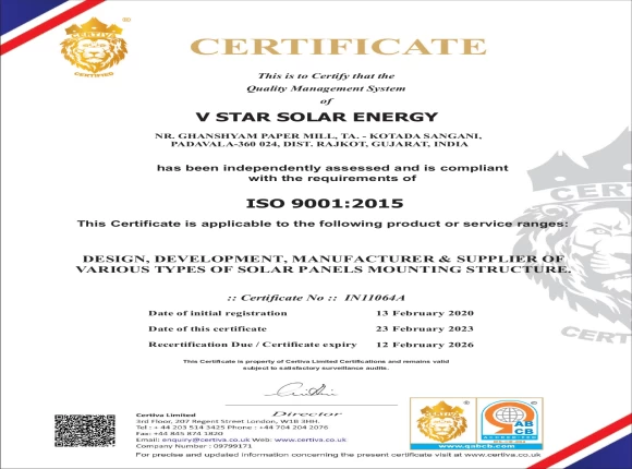 ISO CERTIFICATE